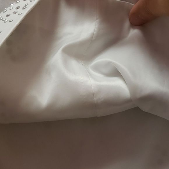 🖤NWT Armani Exchange Skirt White Stud Mini Skirt - Picture 10 of 11